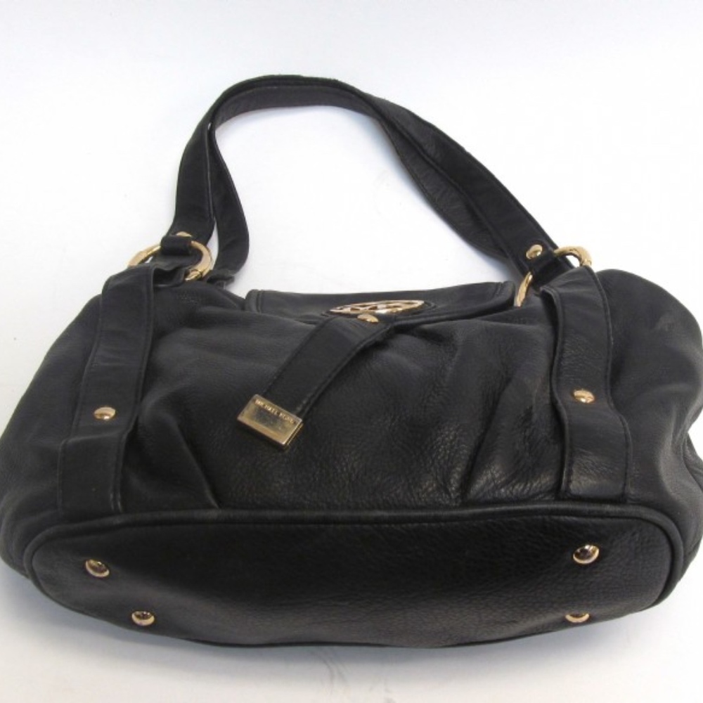 Michael Kors Blk/Gold Tote Shoulder Bag - Picture 6 of 11